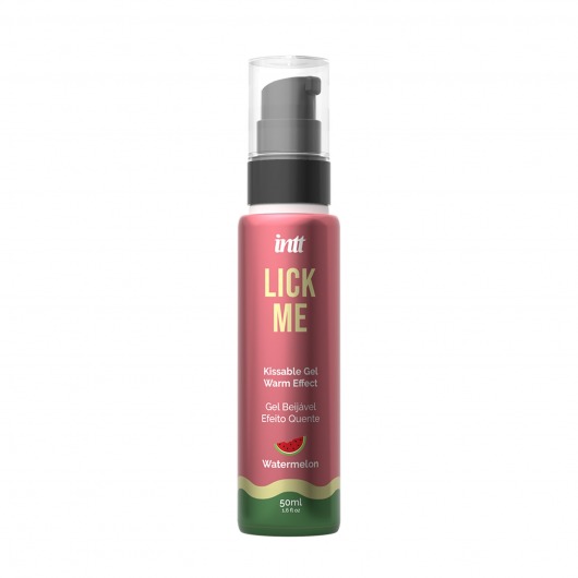 Гель Lick Me с согревающим эффектом и ароматом арбуза - 50 мл. - INTT - купить с доставкой в Кирове