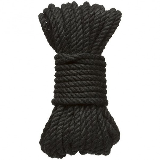 Черная верёвка для связывания и фиксации Bind Tie - 9,14 м. - Doc Johnson - купить с доставкой в Кирове