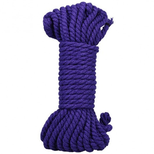 Фиолетовая верёвка для связывания и фиксации Bind Tie - 9,14 м. - Doc Johnson - купить с доставкой в Кирове