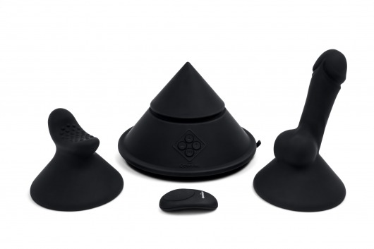 Конусный вибромассажер Cowgirl Cone с 2 насадками - CowGirl - купить с доставкой в Кирове