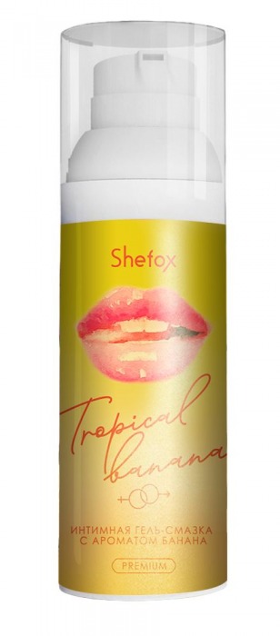 Интимная гель-смазка Shefox Premium «Тропический банан» - 50 мл. - Shefox - купить с доставкой в Кирове