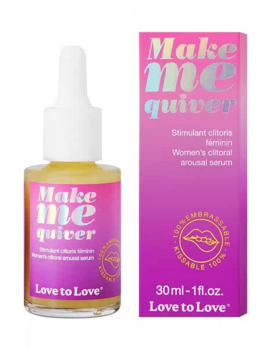 Возбуждающие капли для клитора Make Me Quiver - 30 мл. - Love to Love - купить с доставкой в Кирове