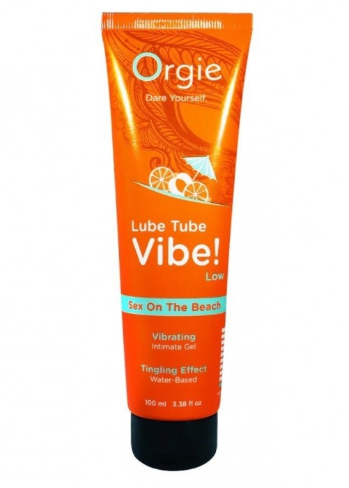 Гель с эффектом вибрации Lube Tube Vibe Low Sex On The Beach - 100 мл. - ORGIE - купить с доставкой в Кирове