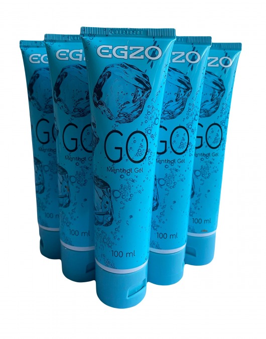 Набор из 5 пролонгирующих лубрикантов на водной основе Egzo Go (по 100 мл.) - EGZO - купить с доставкой в Кирове
