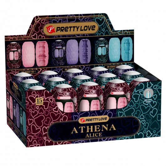 Набор из 15 мастурбаторов Athena Alice - Baile - в Кирове купить с доставкой