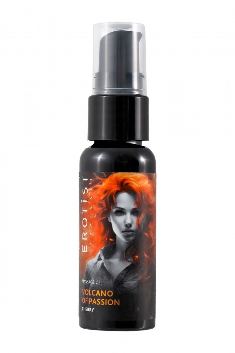 Гель с эффектом вибрации Volcano Of Passion со вкусом вишни - 25 мл. - Erotist Lubricants - купить с доставкой в Кирове