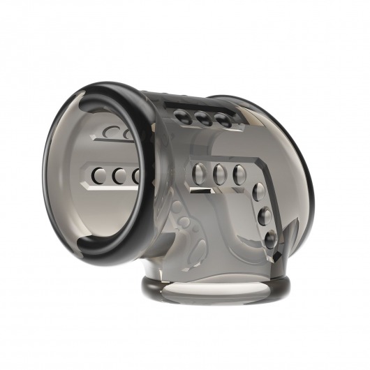 Дымчатая насадка на пенис и мошонку - Baile - в Кирове купить с доставкой