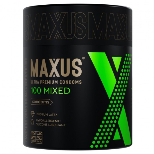 Презервативы MAXUS Mixed - 100 шт. - Maxus - купить с доставкой в Кирове