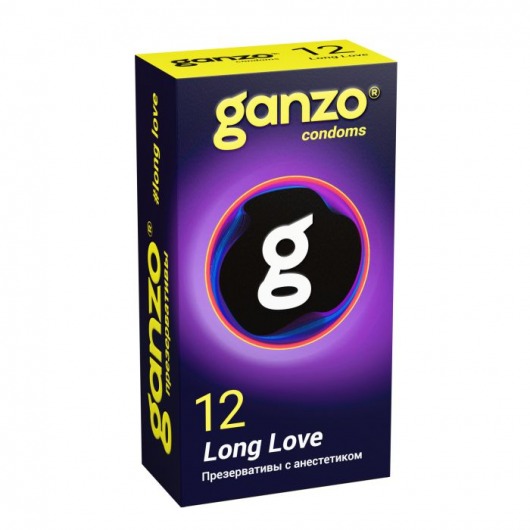 Презервативы с анестетиком для продления удовольствия Ganzo Long Love - 12 шт. - Ganzo - купить с доставкой в Кирове