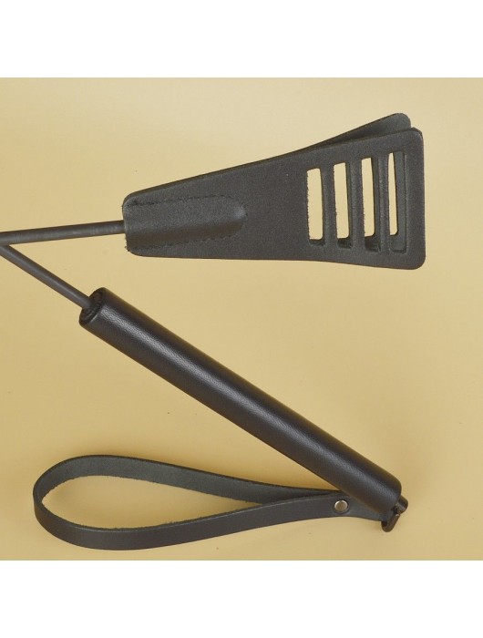 Черный кожаный стек «Сириус» - 60 см. - Sitabella - купить с доставкой в Кирове