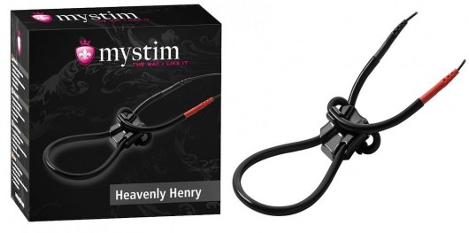 Эрекционное лассо для электростимуляции HEAVENLY HENRY - MyStim - купить с доставкой в Кирове