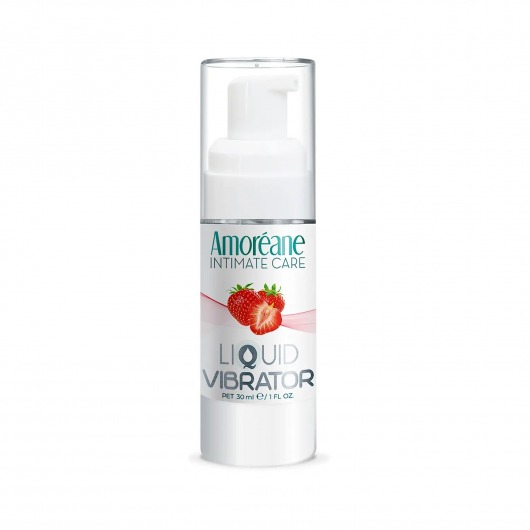 Жидкий вибратор со вкусом клубники Amoreane Strawberry - 30 мл. - Amoreane - купить с доставкой в Кирове