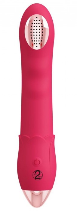 Малиновая насадка на душ с вибрацией Showers to orgasm - 20,1 см. - Orion - купить с доставкой в Кирове