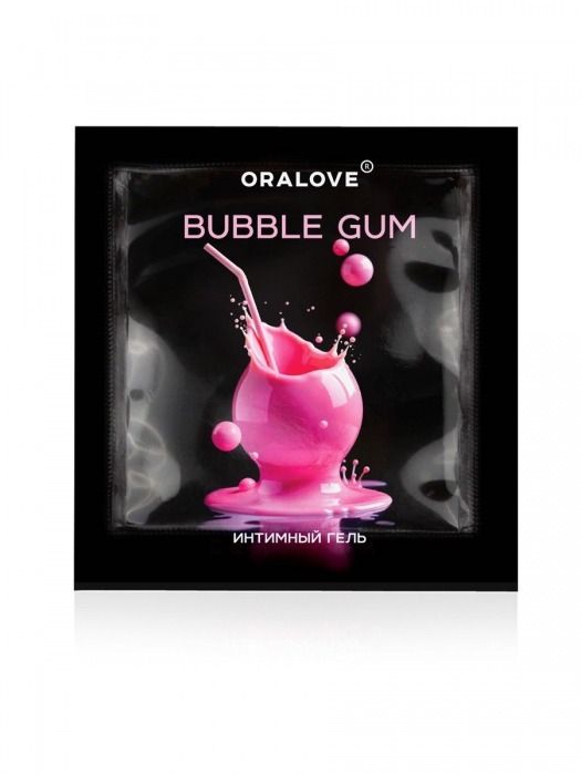 Саше съедобной оральной смазки OraLove с ароматом бабл-гам - 3 гр. - Биоритм - купить с доставкой в Кирове