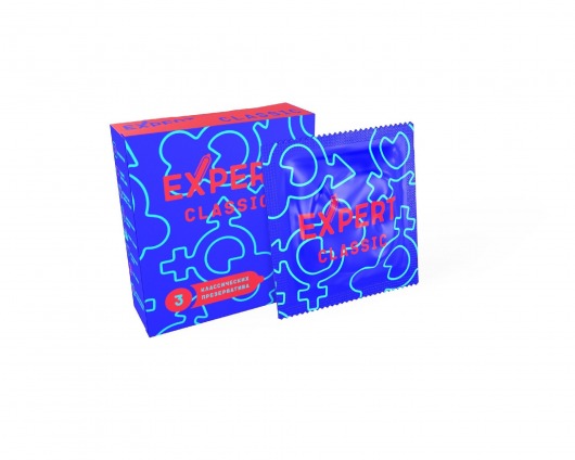 Классические презервативы Expert Classic - 3 шт. - Expert - купить с доставкой в Кирове