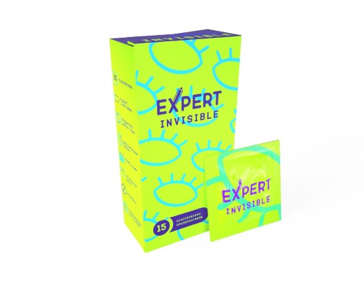 Ультратонкие презервативы Expert Invisible - 15 шт. - Expert - купить с доставкой в Кирове