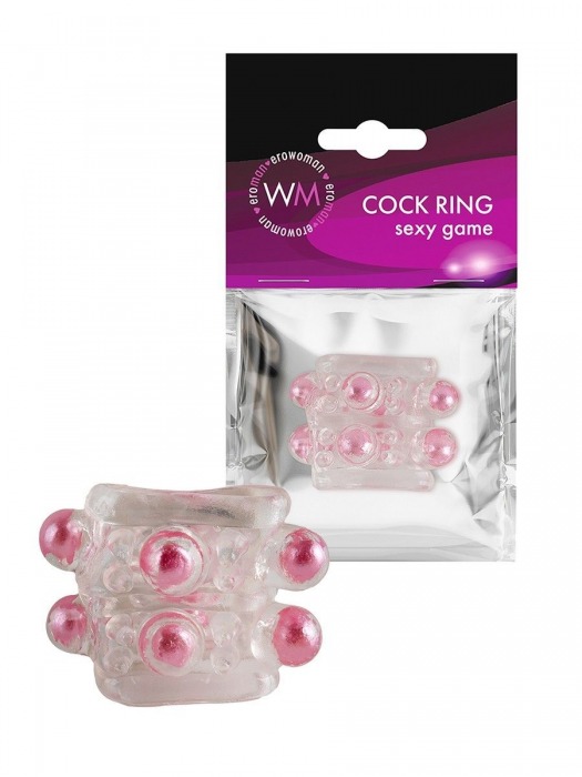 Прозрачная насадка на пенис с цветными шариками - Erowoman-Eroman - в Кирове купить с доставкой