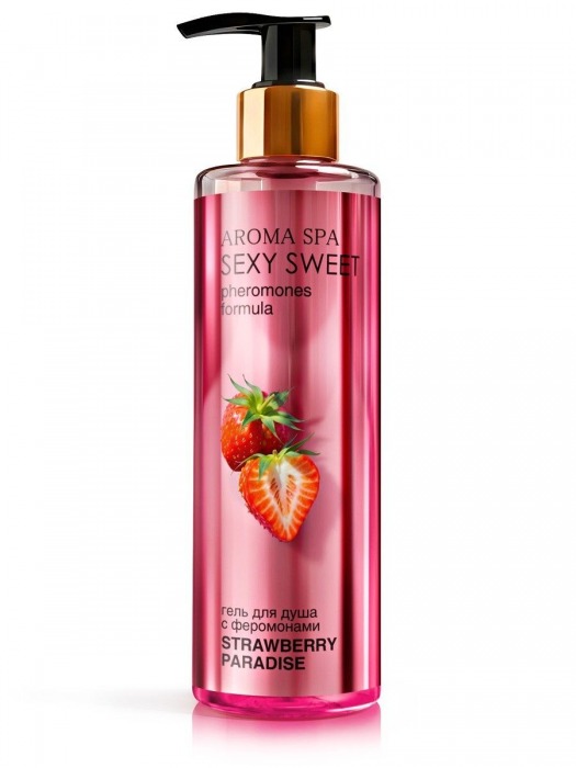 Гель для душа с феромонами и ароматом клубники Strawberry Paradise - 200 мл. -  - Магазин феромонов в Кирове