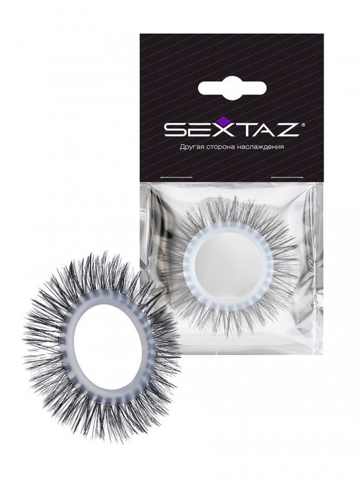 Круглое эрекционное кольцо с длинными «ресничками» - Sextaz - в Кирове купить с доставкой