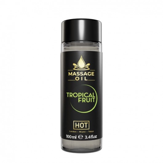Массажное масло c ароматом тропических фруктов Massage Oil - 100 мл. - HOT - купить с доставкой в Кирове