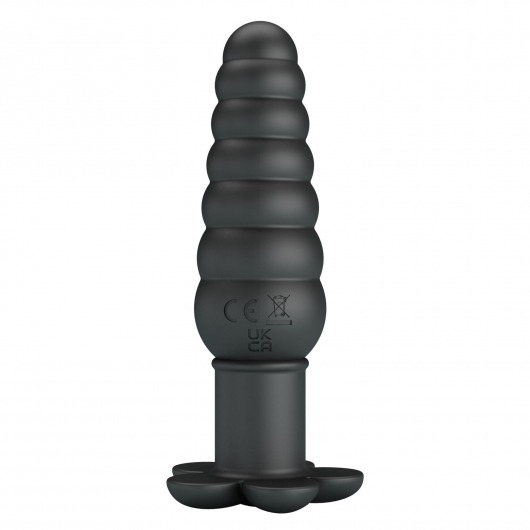 Черный анальный вибростимулятор Imron - 11 см. - Baile