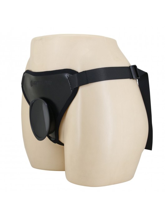 Черные трусики харнесс с платформой Caludio I - Baile - купить с доставкой в Кирове