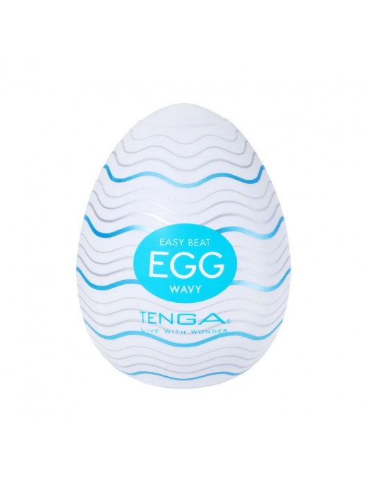 Мастурбатор-яйцо Tenga Egg Wavy - Tenga - в Кирове купить с доставкой