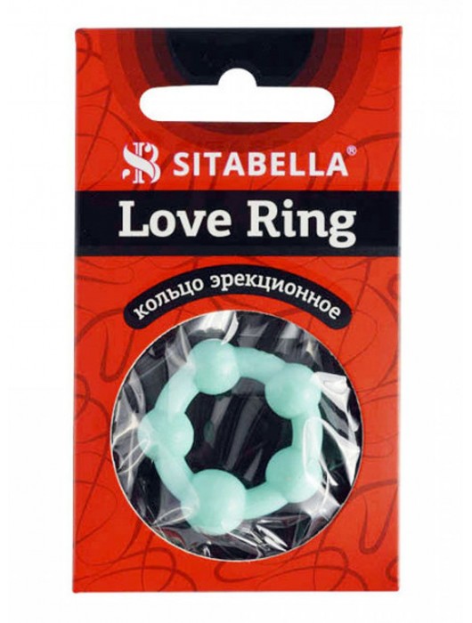 Цветное эрекционное кольцо с 5 бусинами Love Ring - Sitabella - в Кирове купить с доставкой