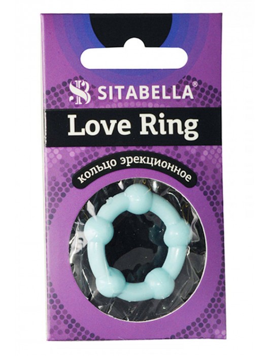 Цветное эрекционное кольцо Love Ring с бусинами - Sitabella - в Кирове купить с доставкой