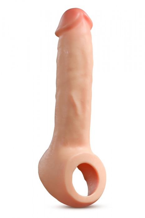 Телесная насадка-удлинитель Thrive 8.75 Inch Realistic Penis Extender Sleeve - 22,2 см. - Blush Novelties - в Кирове купить с доставкой