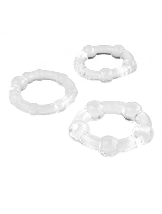 Набор из 3 эрекционных прозрачных колец - Boys of Toys - в Кирове купить с доставкой