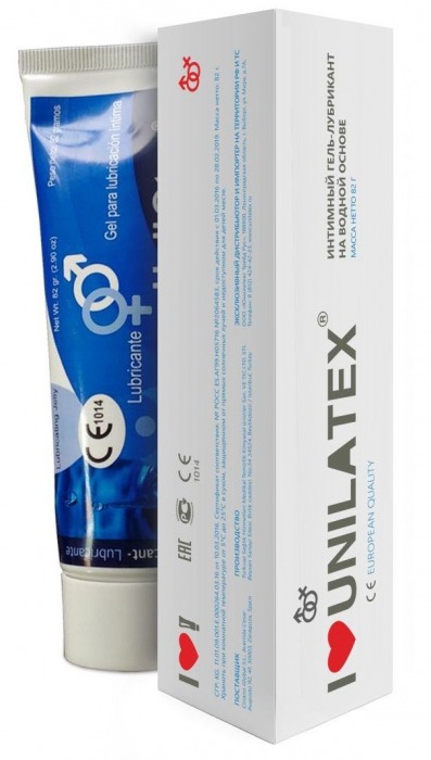 Лубрикант на водной основе Unilatex Gel - 80 мл. - Unilatex - купить с доставкой в Кирове
