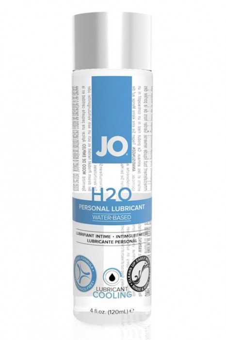 Охлаждающий лубрикант на водной основе JO Personal Lubricant H2O COOLING - 120 мл. - System JO - купить с доставкой в Кирове