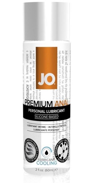 Анальный охлаждающий лубрикант на силиконовой основе JO PREMIUM ANAL COOLING - 60 мл. - System JO - купить с доставкой в Кирове