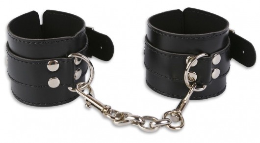 Манжеты с ремешками и карабинами для сцепки - Пикантные штучки - купить с доставкой в Кирове