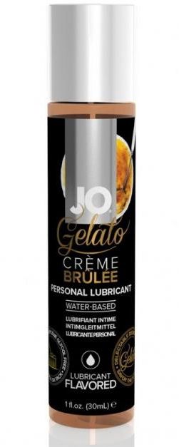 Лубрикант с ароматом крем-брюле JO GELATO CREME BRULEE - 30 мл. - System JO - купить с доставкой в Кирове