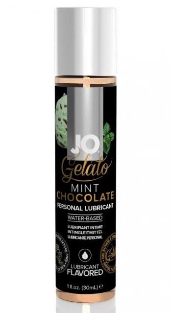 Лубрикант с ароматом мятного шоколада JO GELATO MINT CHOCOLATE - 30 мл. - System JO - купить с доставкой в Кирове