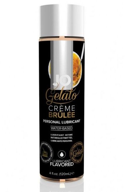 Лубрикант с ароматом крем-брюле JO GELATO CREME BRULEE - 120 мл. - System JO - купить с доставкой в Кирове