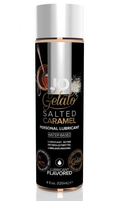 Лубрикант с ароматом солёной карамели JO GELATO SALTED CARAMEL - 120 мл. - System JO - купить с доставкой в Кирове
