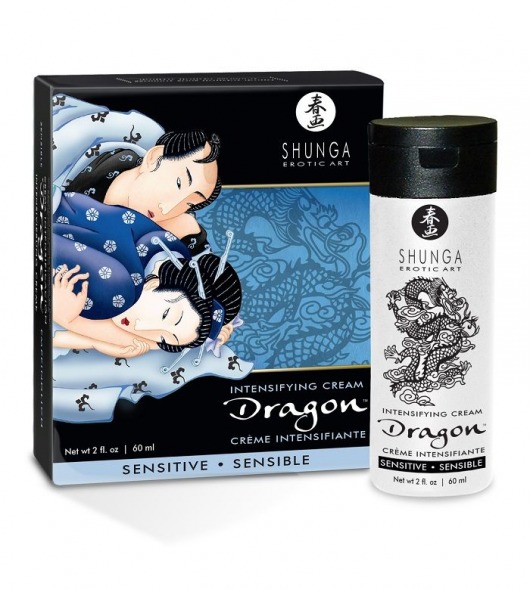Интимный мужской крем SHUNGA DRAGON SENSITIVE - 60 мл. - Shunga - купить с доставкой в Кирове