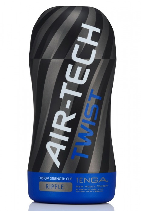 Мастурбатор с регулируемой плотностью обхвата Custom Strength CUP Twist Ripple - Tenga - в Кирове купить с доставкой