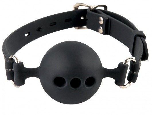 Силиконовый кляп-шар с отверстиями для дыхания Silicone Breathable Ball Gag Small - Pipedream - купить с доставкой в Кирове