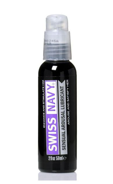 Возбуждающий гель-лубрикант на водной основе Sensual Arousal Lubricant - 59 мл. - Swiss navy - купить с доставкой в Кирове
