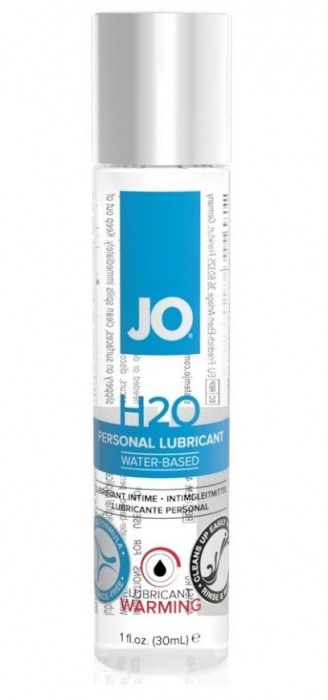 Возбуждающий лубрикант на водной основе JO Personal Lubricant H2O Warming - 30 мл. - System JO - купить с доставкой в Кирове