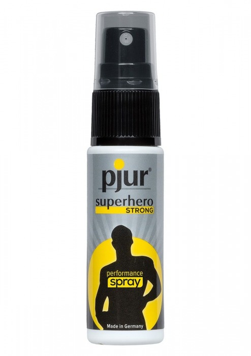 Спрей-пролонгатор длительного действия pjur SUPERHERO Strong Spray - 20 мл. - Pjur - купить с доставкой в Кирове