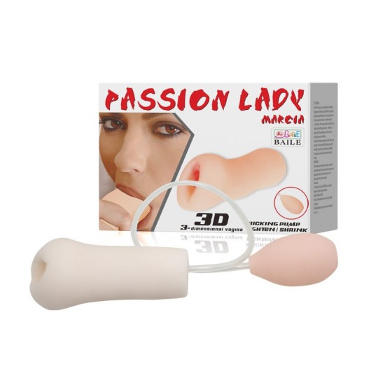 Мастурбатор Passion Lady Marcia с грушей для имитации посасывания - Baile - в Кирове купить с доставкой