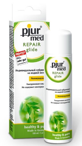 Регенирирующий лубрикант с гиалуроновой кислотой pjur MED Repair glide - 100 мл. - Pjur - купить с доставкой в Кирове
