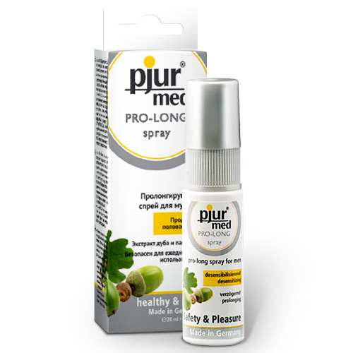 Пролонгирующий спрей с экстрактом дуба и пантенолом pjur MED Pro-long Spray - 20 мл. - Pjur - купить с доставкой в Кирове