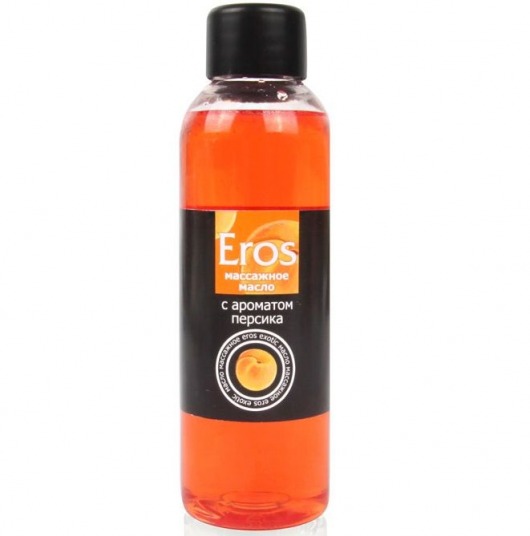 Массажное масло Eros exotic с ароматом персика - 75 мл. - Биоритм - купить с доставкой в Кирове