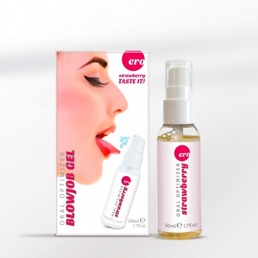Увлажняющий гель для орального секса с ароматом клубники - 50 мл. - Ero - купить с доставкой в Кирове